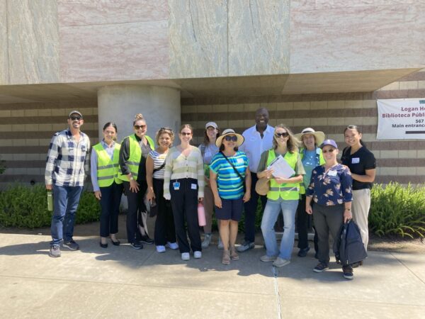 COI partners heading out to conduct a walk audit in Logan Heights